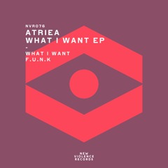 What I Want(Original Mix) - ATRIEA