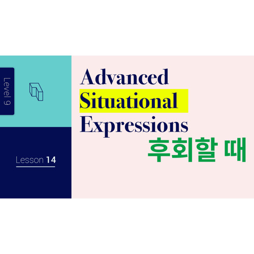 TTMIK Level 9 Lesson 14 / Advanced Situational Expressions ...