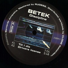 Betek - Discipline EP (RET002)