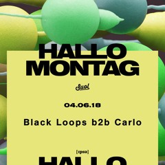 Carlo b2b Black Loops @ Hallo Montag #07 (11.06.2018)