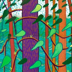 Purple-Tree Tapestry