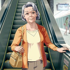 老友記，安全啲，最緊要握扶手，企定定 Would the elders please stand firm and always hold the handrail