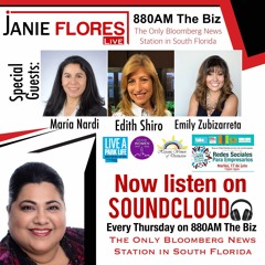#JanieFloresLive chats w/Maria Nardi, Edith Shiro, Emily Zubizarreta on #880TheBiz 06/21/18