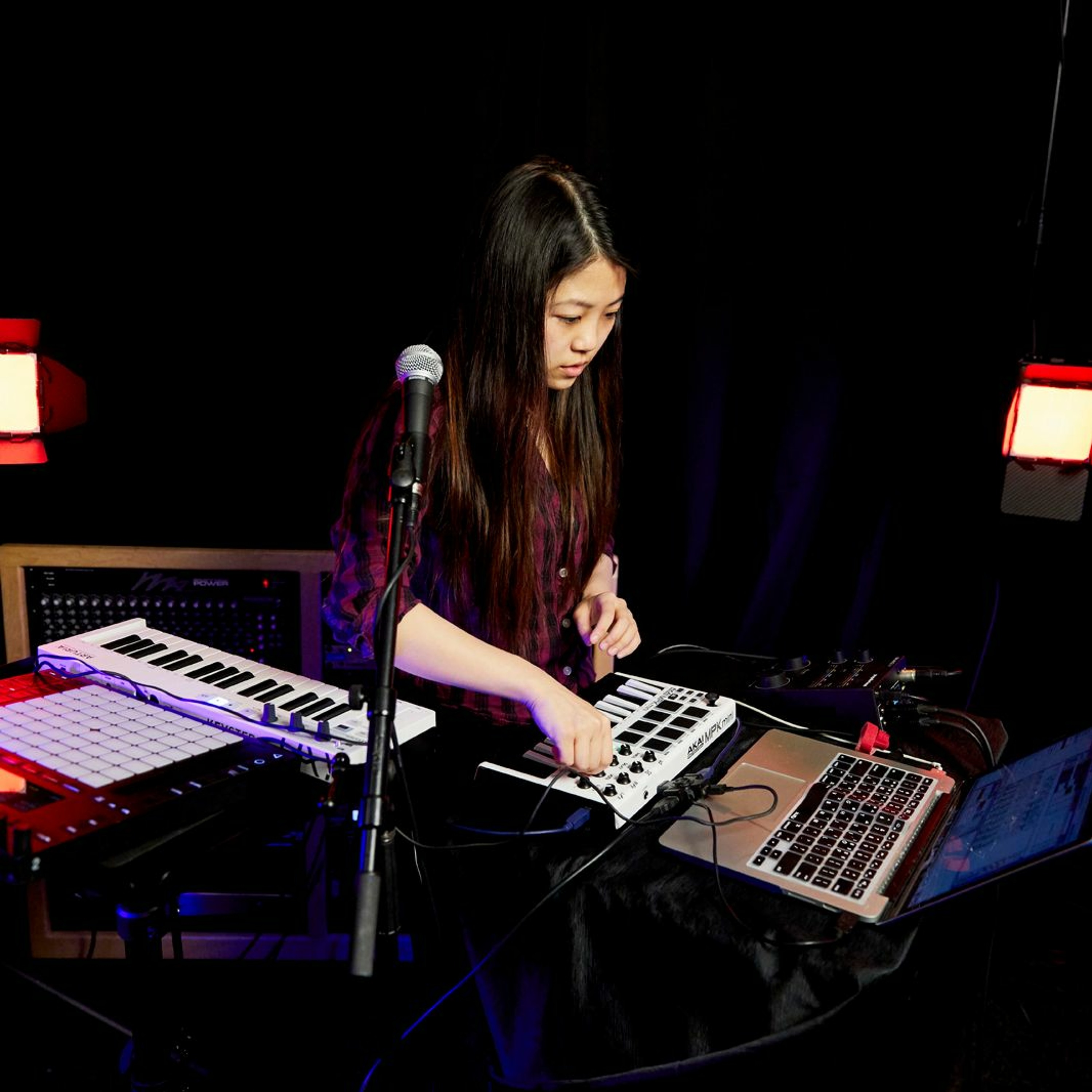 Student Claire Marie Lim, a.k.a. Dolltr!ck, Paints Electronic Soundscapes with Computer episode artwork