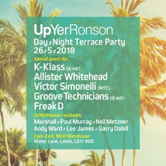 Andy Ward B2B Neil Metzner live at UpYerRonson Day & Night Terrace Party - 26.05.2018