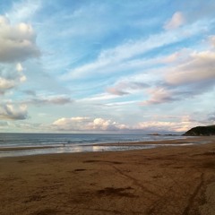 Posta De Sol A La Platja