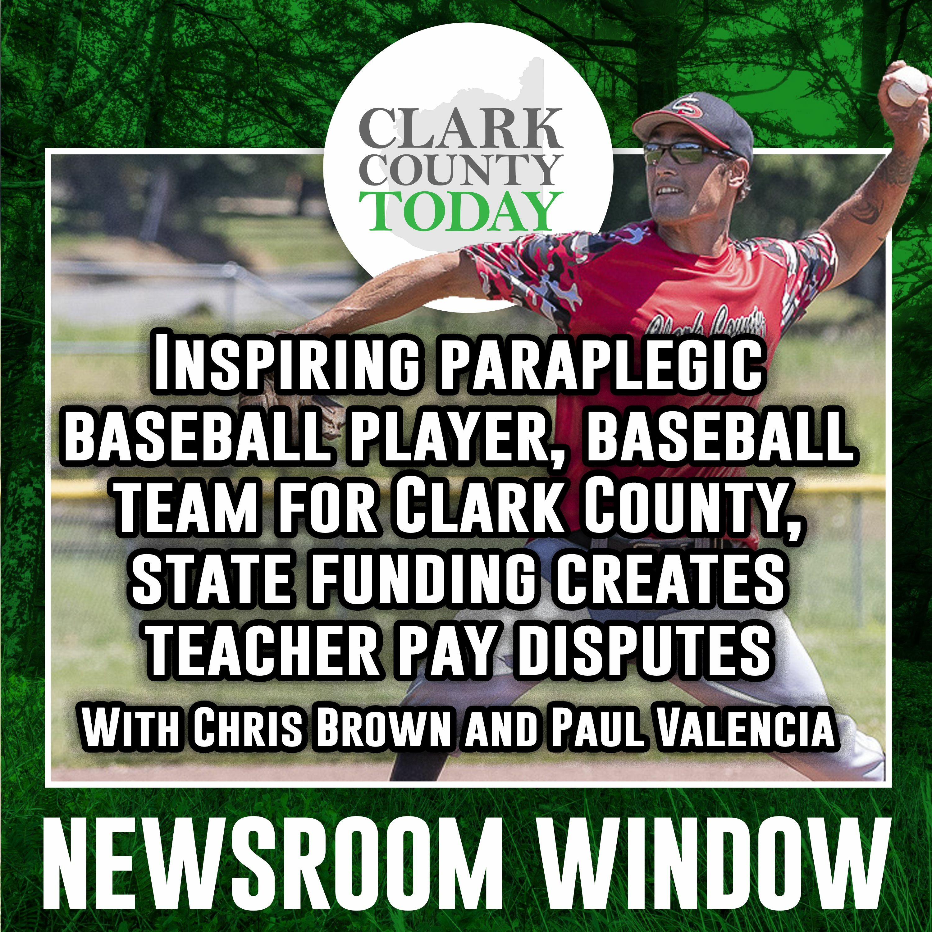 Newsroom Window EP 6 - Inspiring Paraplegic, Clark County Baseball Team, Teacher Pay Disputes episode artwork