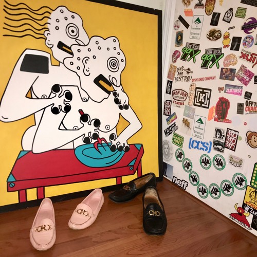 Starry Carson & Summrs - Black and Gold and Baby Pink