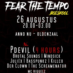 Basspunkz @ Fear the Tempo - Boeskool is Lös (26-08-2017)