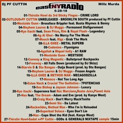 EastNYRADIO 6-28-18 Dj PF CUTTIN all NEW HIPHOP MIX