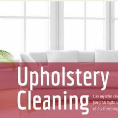 Upholstery cleaning myths that you should avoid