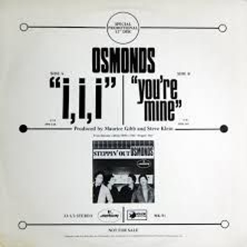 The Osmonds -  I I I (Jamie fatneck edit)