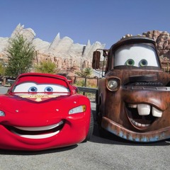 Mater and Lightning McQueen Talking