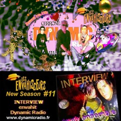 Les Envahisseurs Ze GREAT Marc CERRONE♪♫ ♥ INTERVIEW on Dynamic Radio ♪