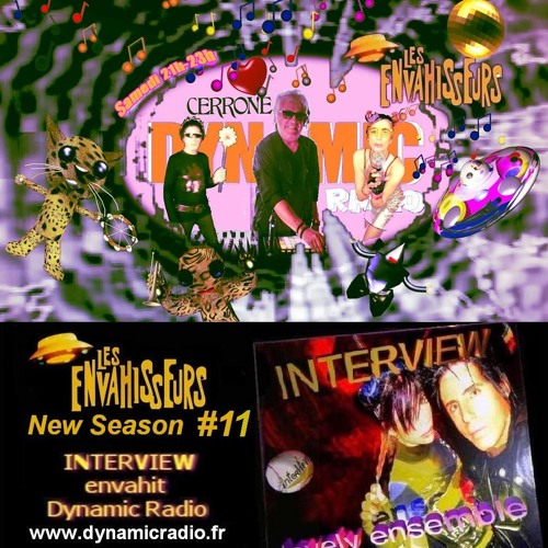 Les Envahisseurs Ze GREAT Marc CERRONE♪♫ ♥ INTERVIEW on Dynamic Radio ♪