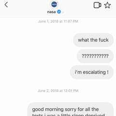 I (maddie) Heard This First (before You)/ Ode 2 NASA [prod. @colewhitename]