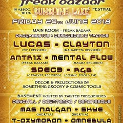 Freak Bazaar-Sunshine lake fest & Twisted Frequencies | Brighton UK 29/6/18 | DJ set 70-110 Bpm