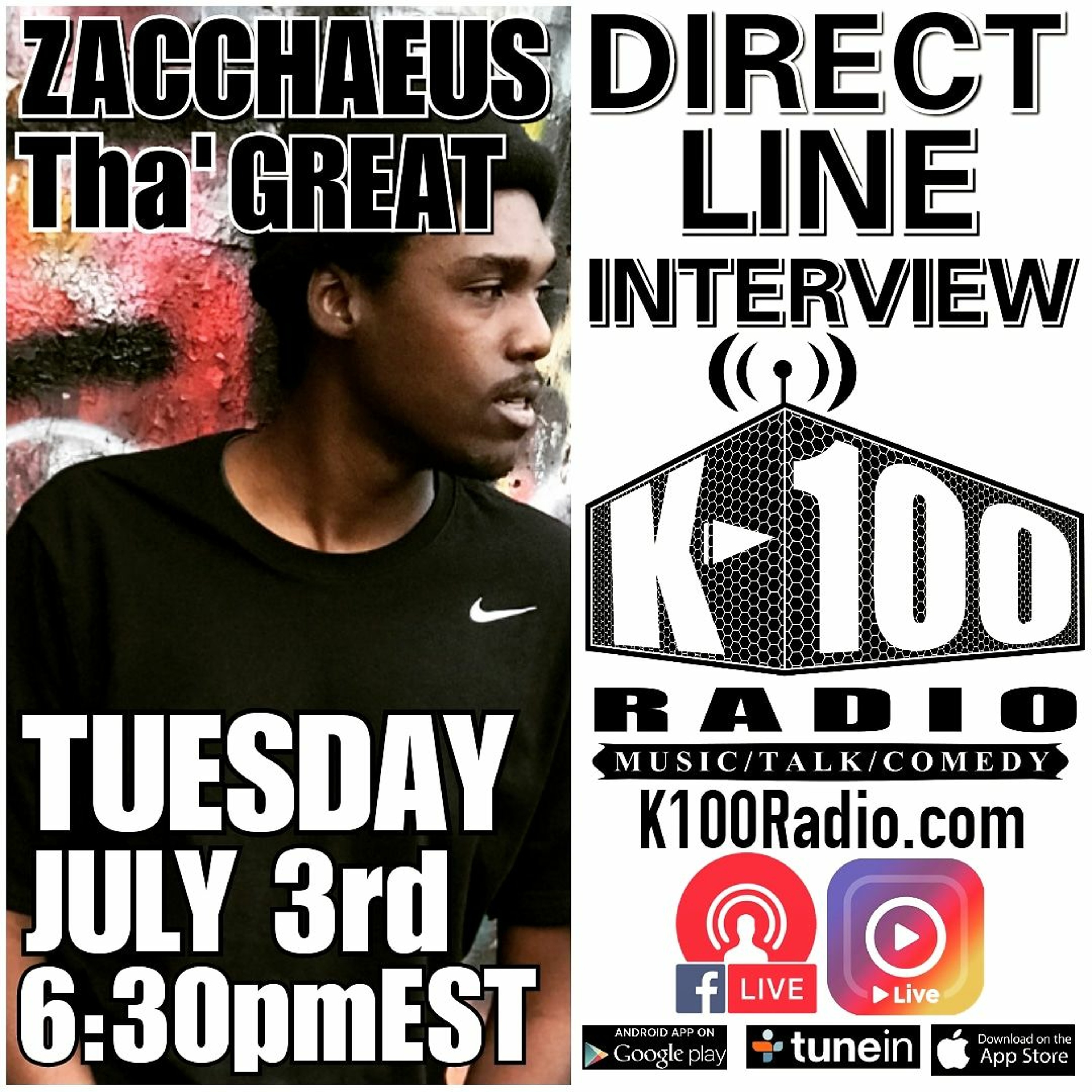 Direct Line Interview with Zacchaeus Tha Great episode artwork
