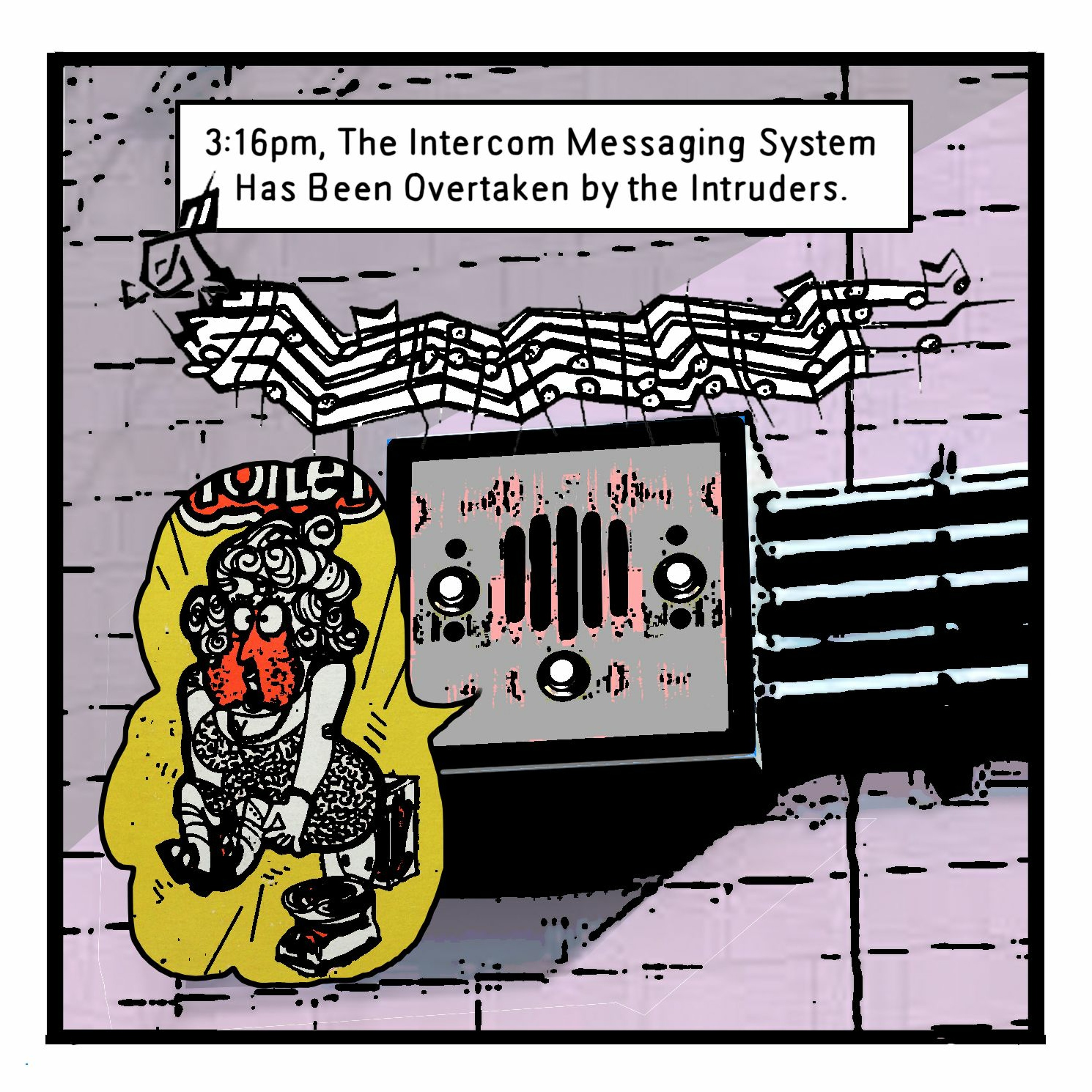 THE BUREAU: 3:16pm, The Intercom Messaging System Has Been Overtaken by the Intruders. episode artwork