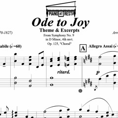 Beethoven's Ode To Joy, Theme & Excerpts