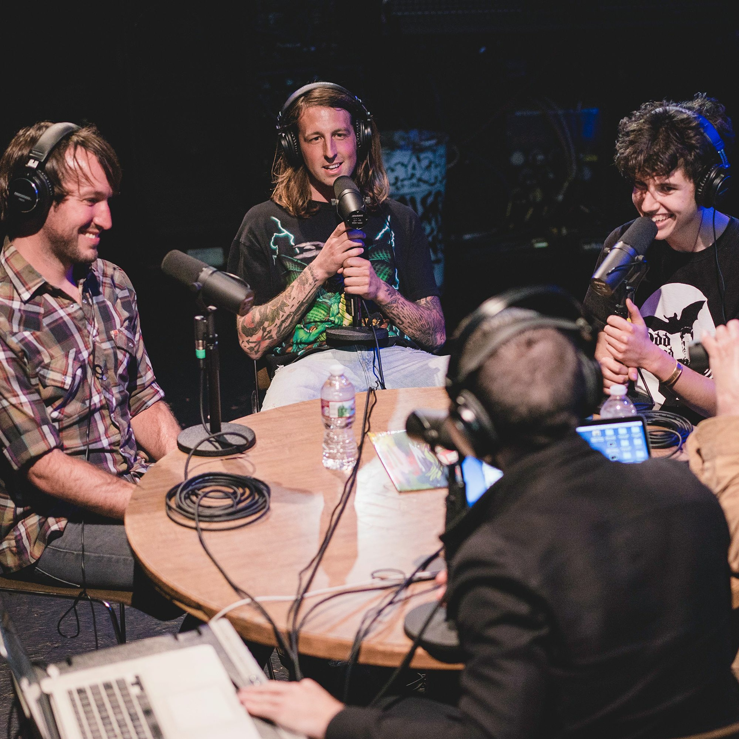 Onstage with Jim and Tom