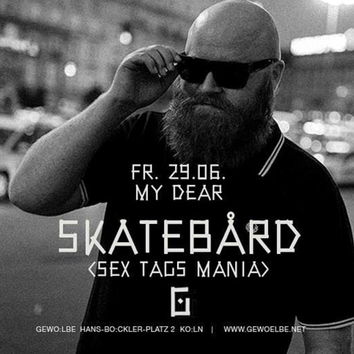 Skatebård at My Dear, Gewölbe, Cologne Germany, June 29th 2018