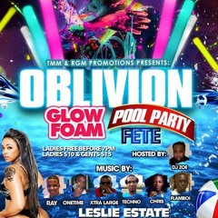 OBLIVION GLOW FOAM POOL PARTY FETE