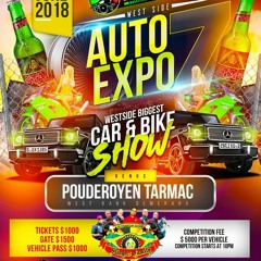 WEST SIDE AUTO EXPO AT POURDEROYEN TARMAC SLINGERZ FAMILY LIVE DJ MYSTRO & SELECTOR MATIC JUNE 2018