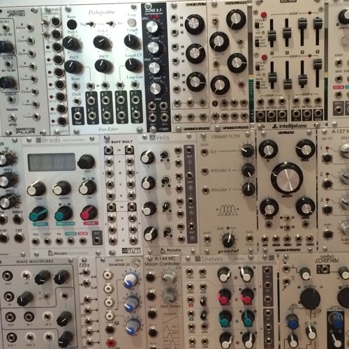 Stream Generative Trio (2016) Modular analog patch by Stephen Benfall ...