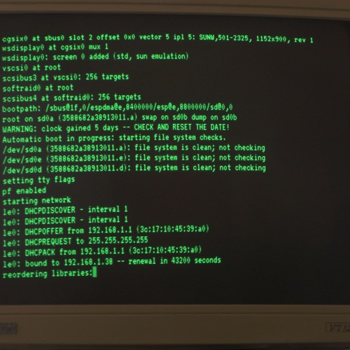 Boot Log