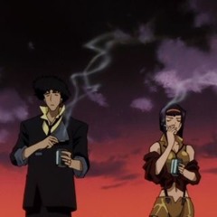 while my coffee it's hot and my cigarette done.