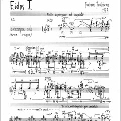 Eidos I for solo violin (1977)