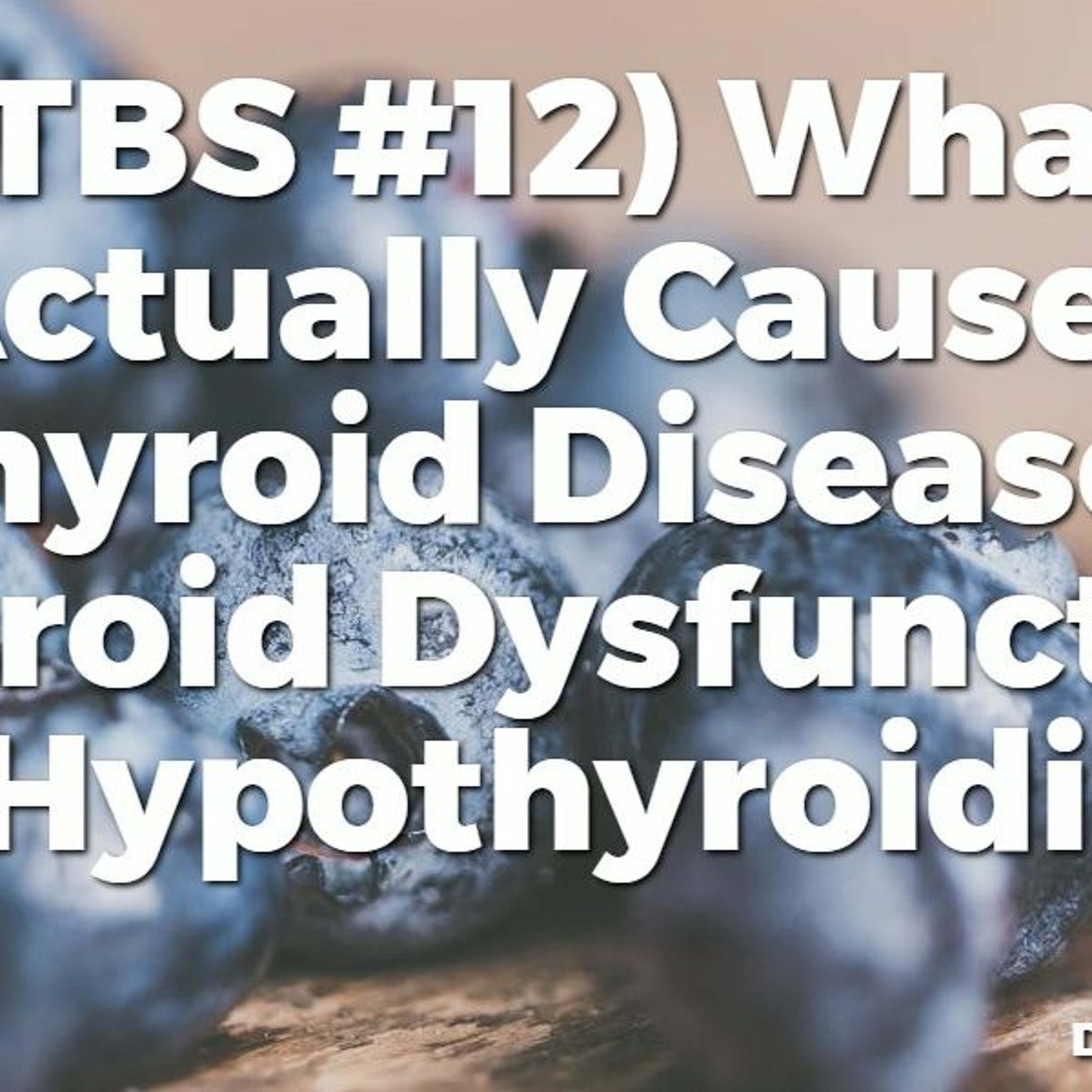 (TBS #12) What Actually Causes Thyroid Disease? Thyroid Dysfunction vs Hypothyroidism