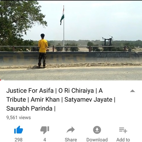 Stream Justice For Asifa O Ri Chiraiya A Tribute Amir Khan Satyamev Jayate Saurabh Parinda By Saurabh Parinda Listen Online For Free On Soundcloud Stream Justice For Asifa O Ri Chiraiya A Tribute Amir Khan Satyamev Jayate Saurabh Parinda By Saurabh Parinda Listen Online For Free On Soundcloud