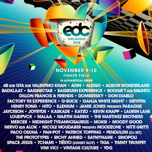 Stream Etacarinae Listen To Edc Orlando 18 Lineup Hype Playlist Online For Free On Soundcloud