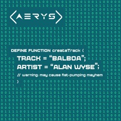 Alan Wyse - Balboa [ARMADA / AERYS RECORDS] *Teaser*