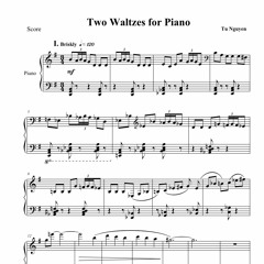 Two Waltzes For Piano - II