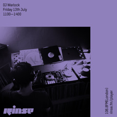 DJ Warlock - Rinse FM - Darkside Hardcore Special!!