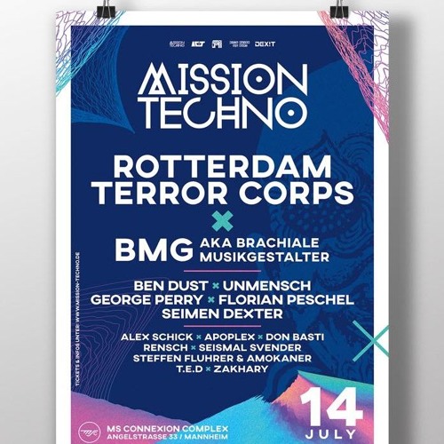 T.E.D @ Mission Techno [MS Connexion Mannheim] Techno2Hardtechno Set (14.07.18)Free DL