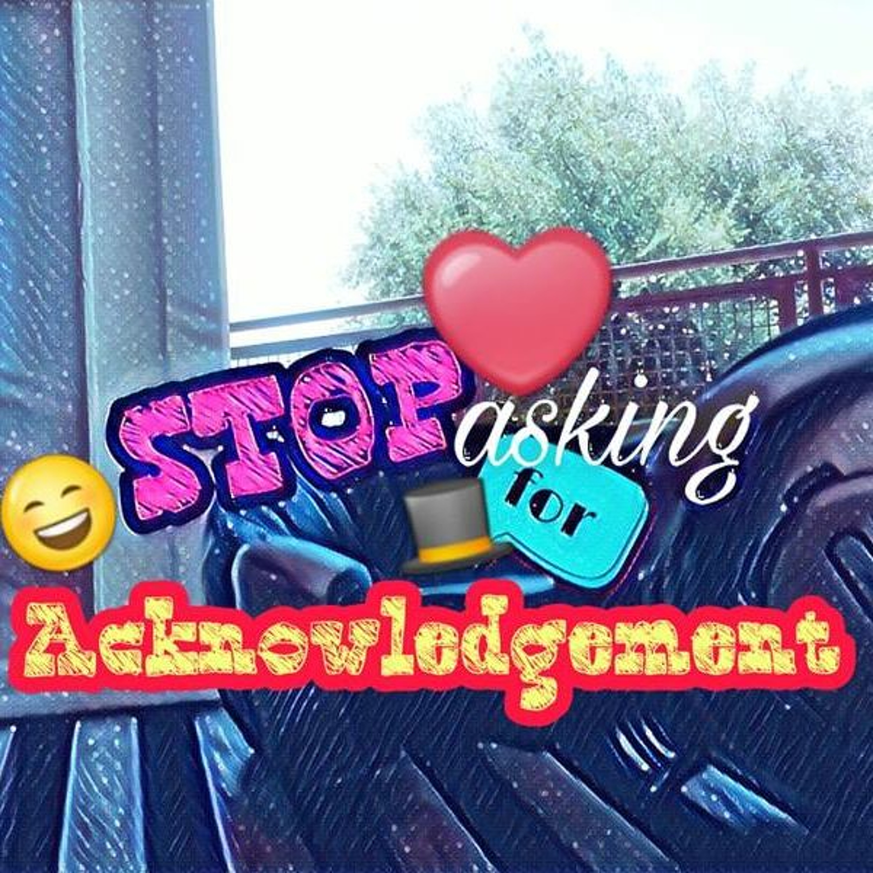 Stop ACKNOWLEGDEMENT episode artwork