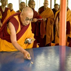 Kalachakra Festival - prayers by monks in the presence of HH the Dalai Lama
