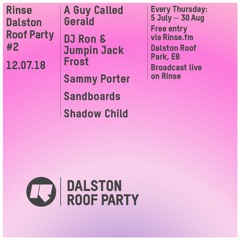 A Guy Called Gerald Live From Dalston Roof Party- 12th July 2018