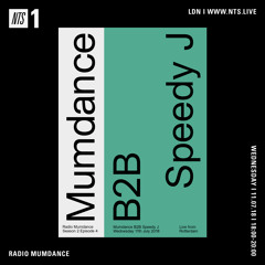 Mumdance b2b Speedy J - Live from Rotterdam - NTS Radio - 11 July 2018