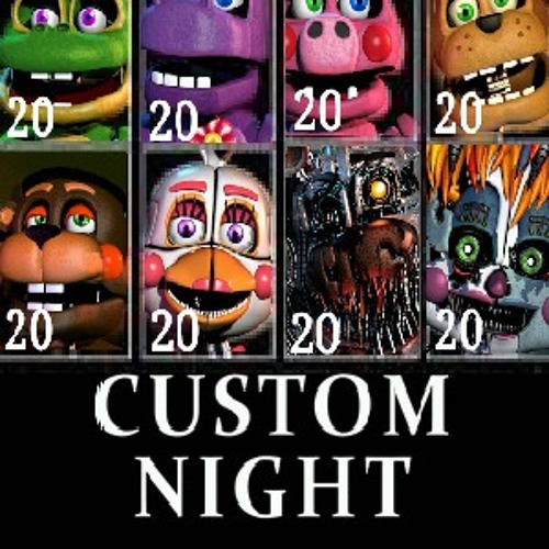 five nights at freddys ultimate custom night  Poster for Sale by