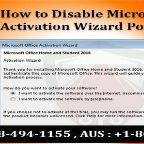 deactivate microsoft office activation wizard
