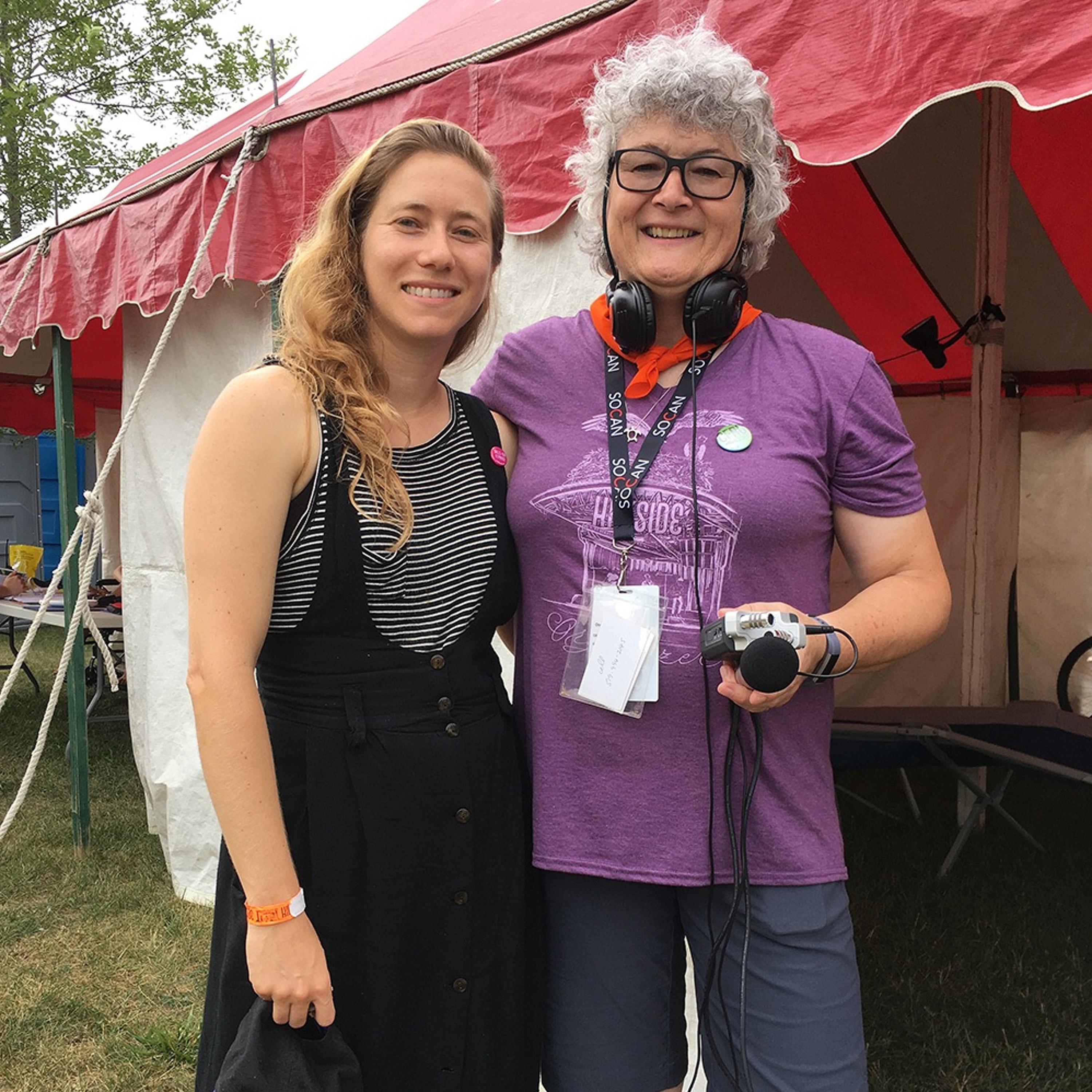 Interview - Dana Sipos at the 2018 Hillside Festival