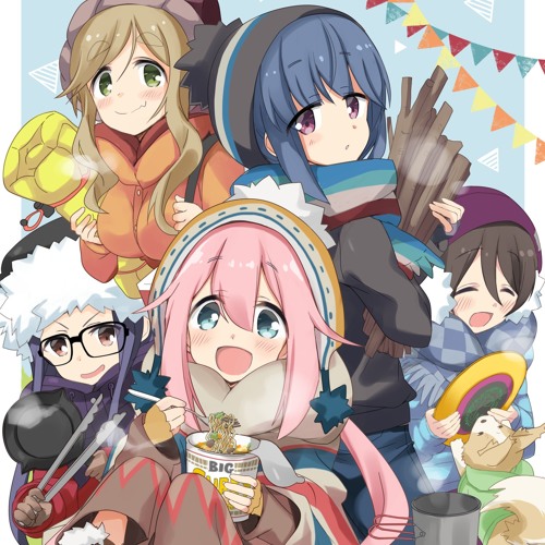 anime yuru camp yama no susume cute girls around | Stable Diffusion