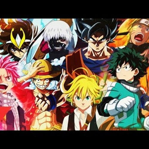 Goku,Deku,Meliodas,Naruto,Luffy