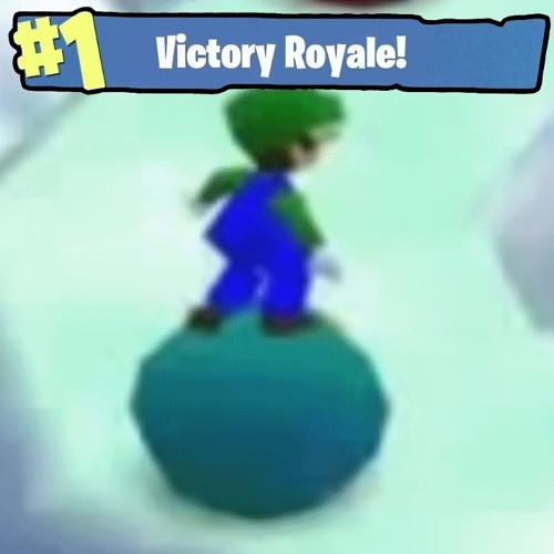 luigi gets a victory royale by doing absolutely nothing