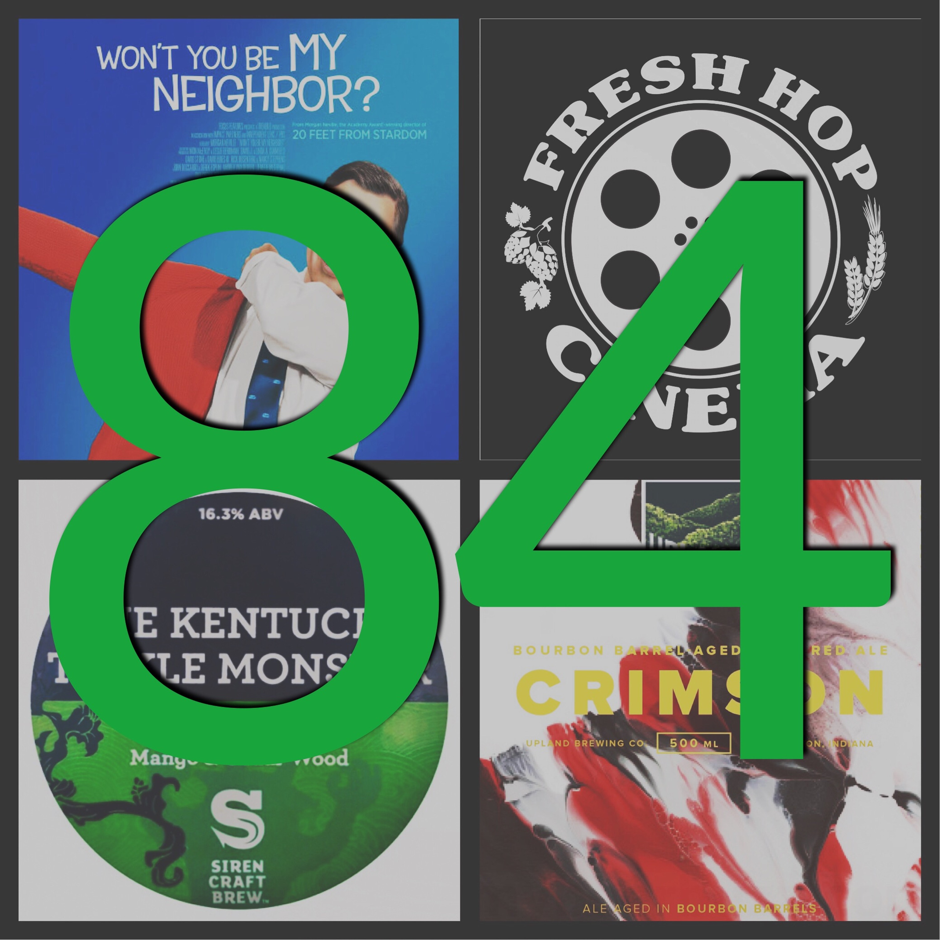 84. "Won't You Be My Neighbor?" // Upland (Indiana) // Siren Craft Brew (England) // episode artwork